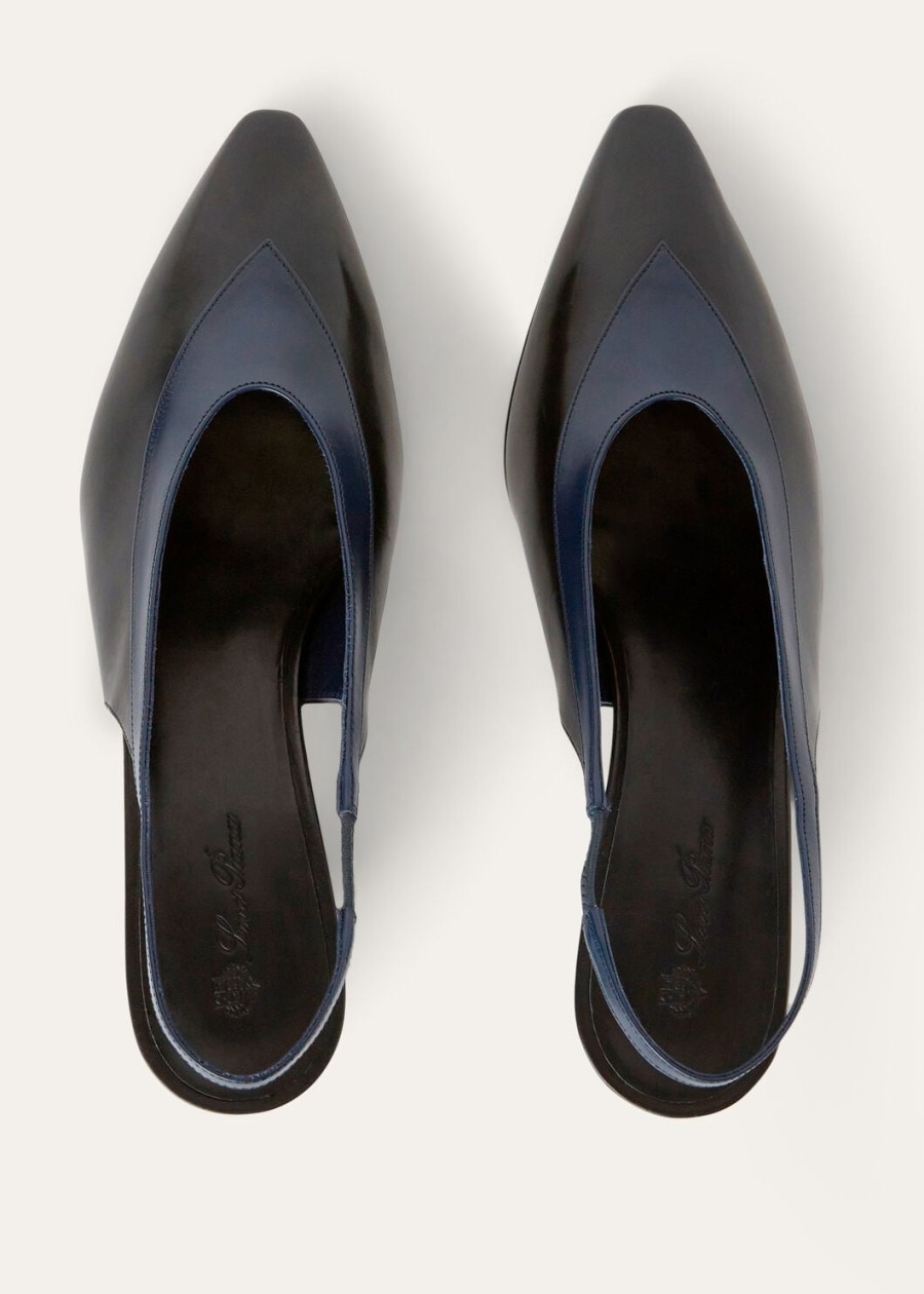 rebecca slingback zwart kalfsleerink bottle