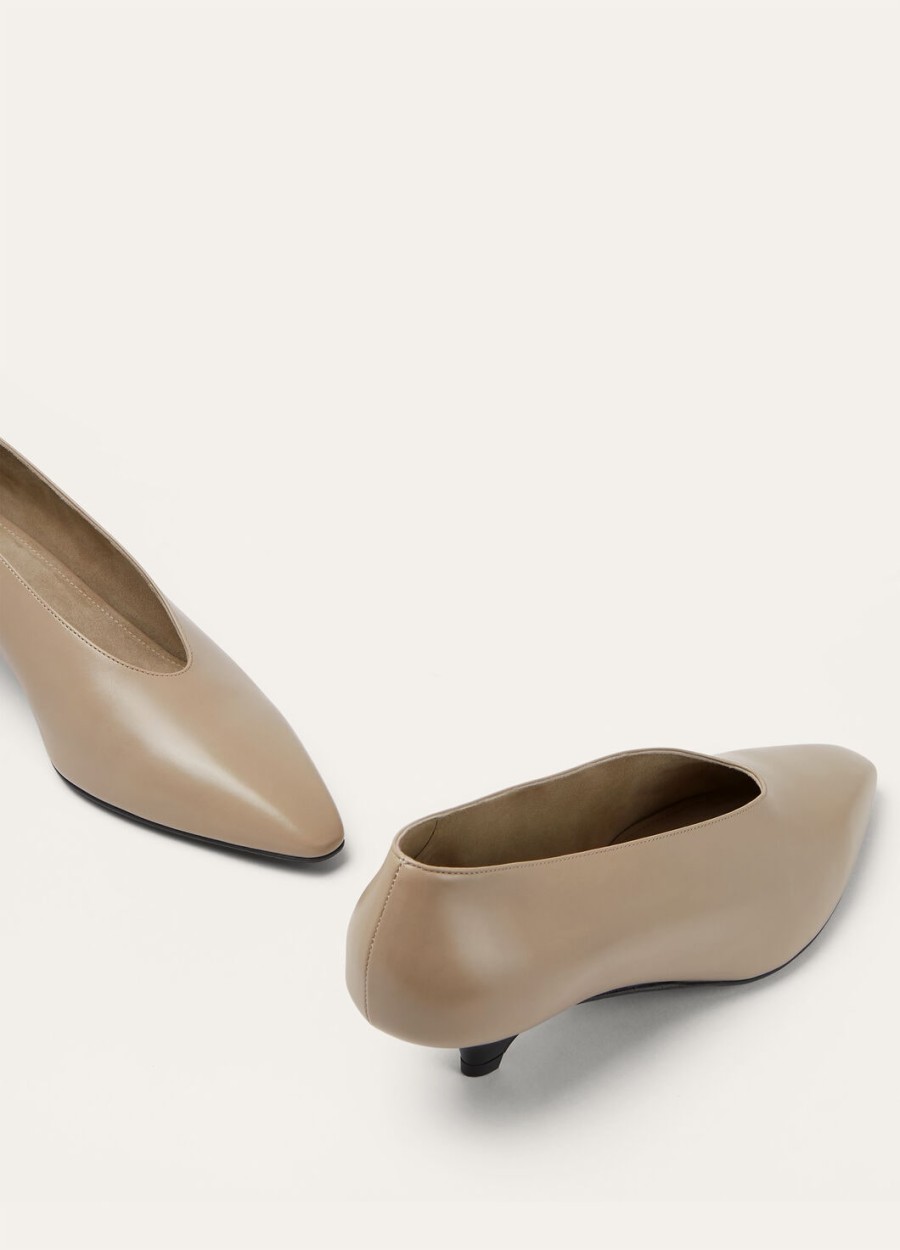 rebecca wedge pump kalfsleer gedroogde dragon