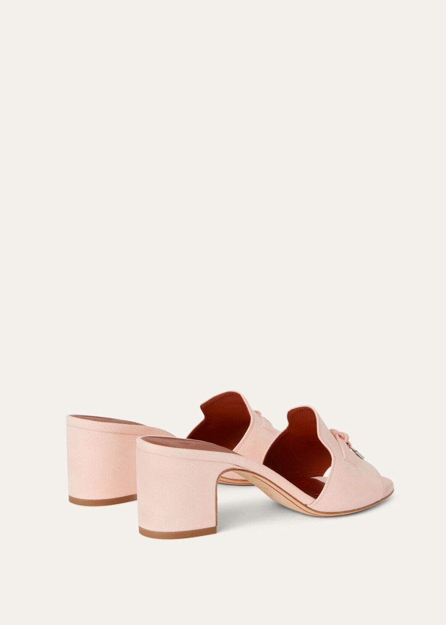 zomerse charmes roze sandalen van geitenleer