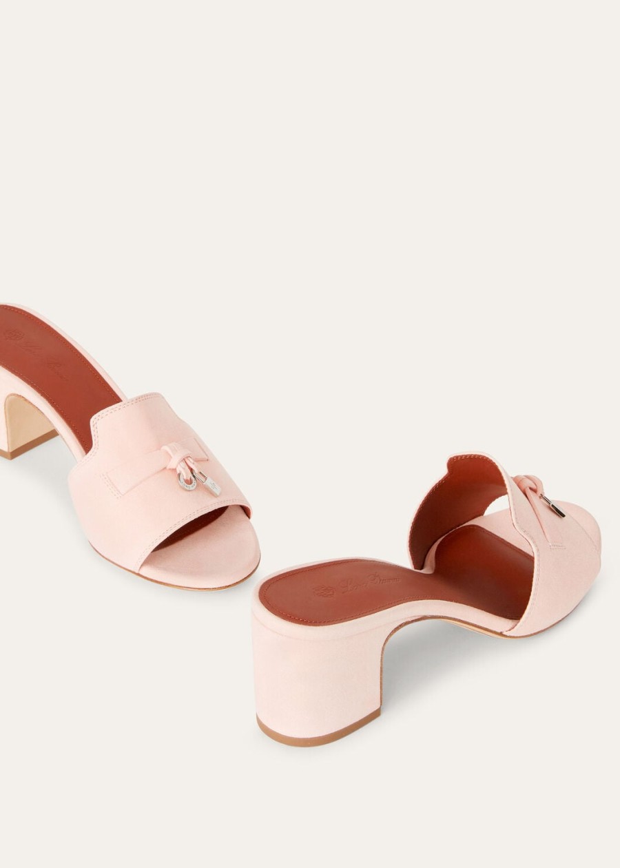 zomerse charmes roze sandalen van geitenleer