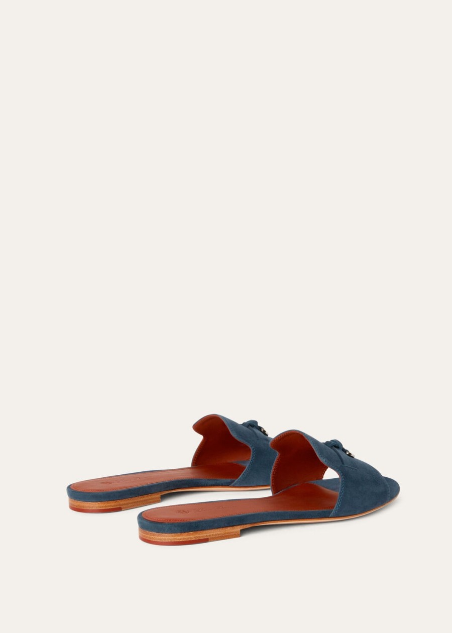 summer charms suède sandalen geitenleren denim