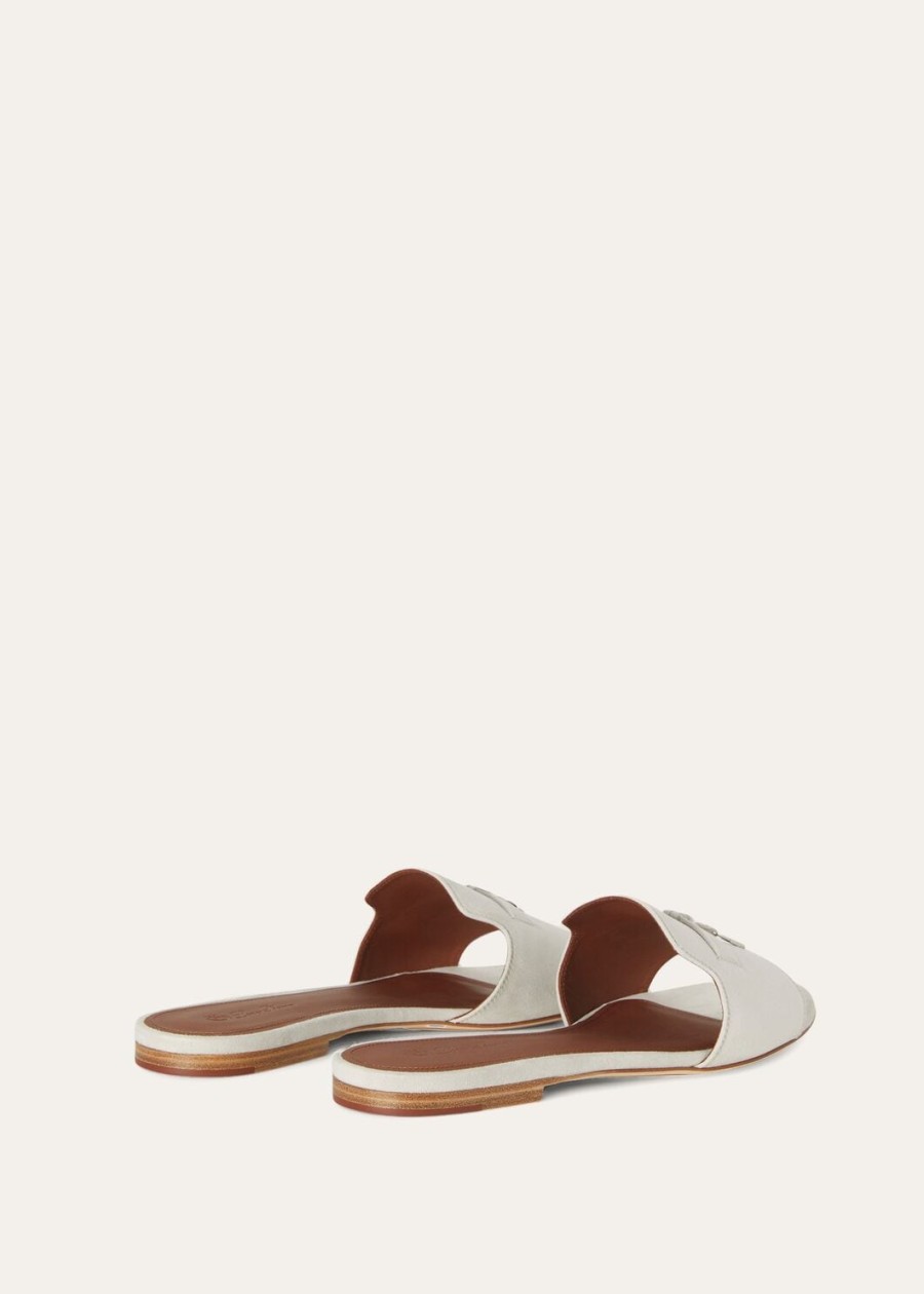 summer charms sandal suede goatskin powder pearl