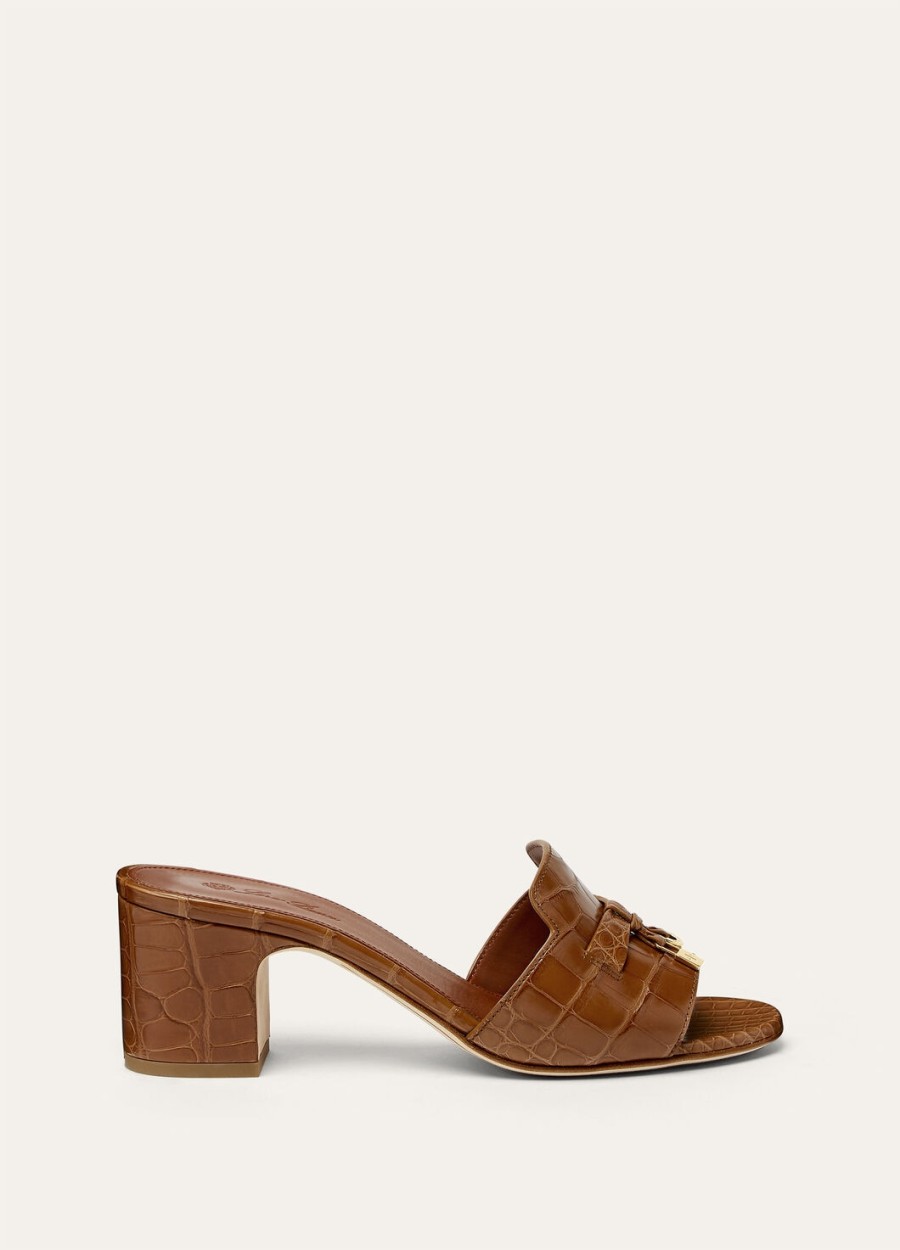 summer charms sandal mole gemaakt van alligatorleer.