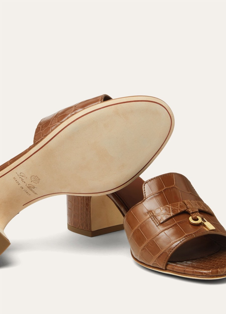 summer charms sandal mole gemaakt van alligatorleer.