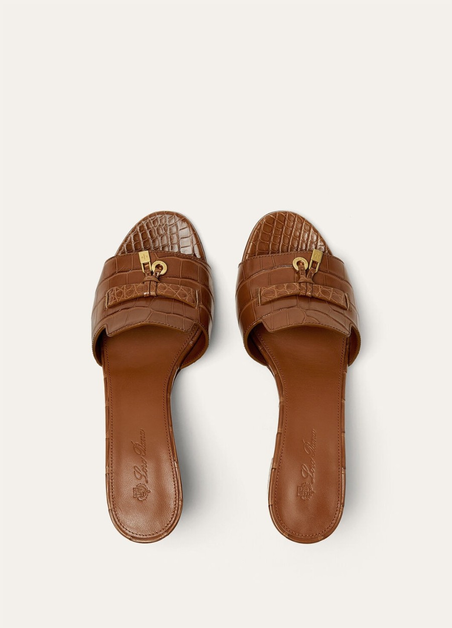 summer charms sandal mole gemaakt van alligatorleer.