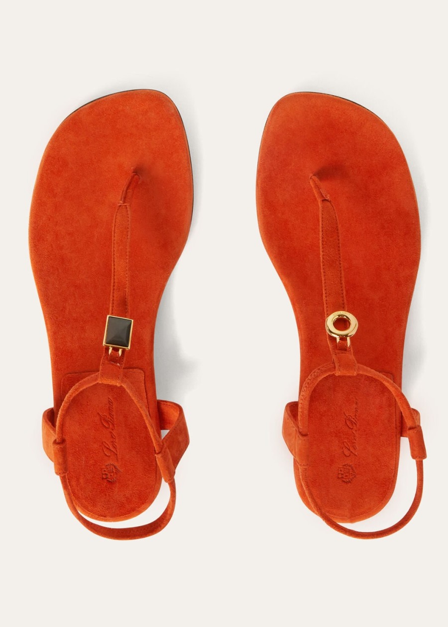 mindil leren sandalen kyoto oranje