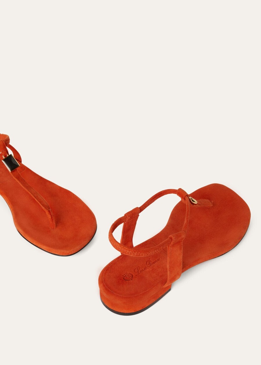 mindil leren sandalen kyoto oranje