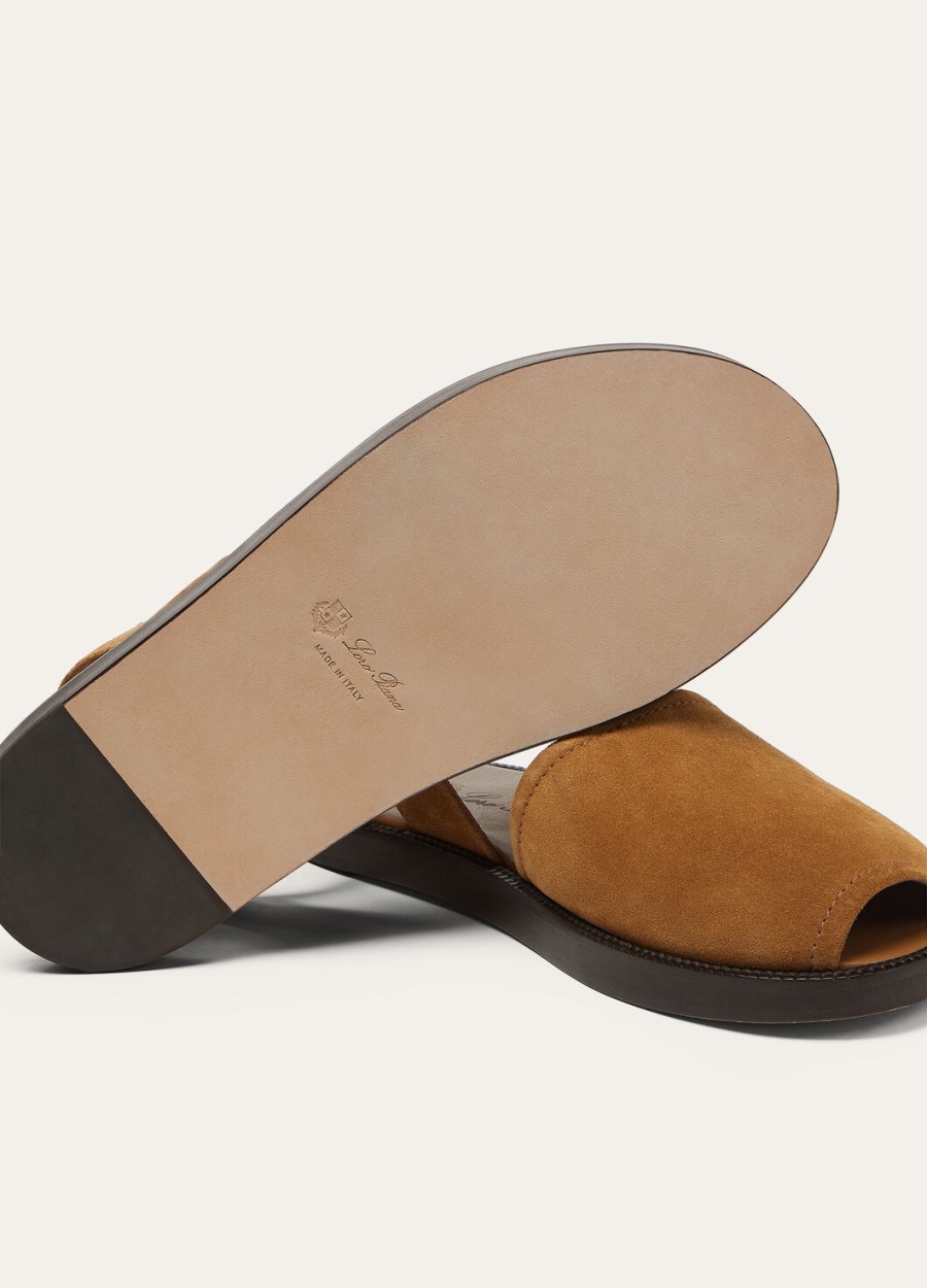 deia walk sandalen van cacao-kalfsleer