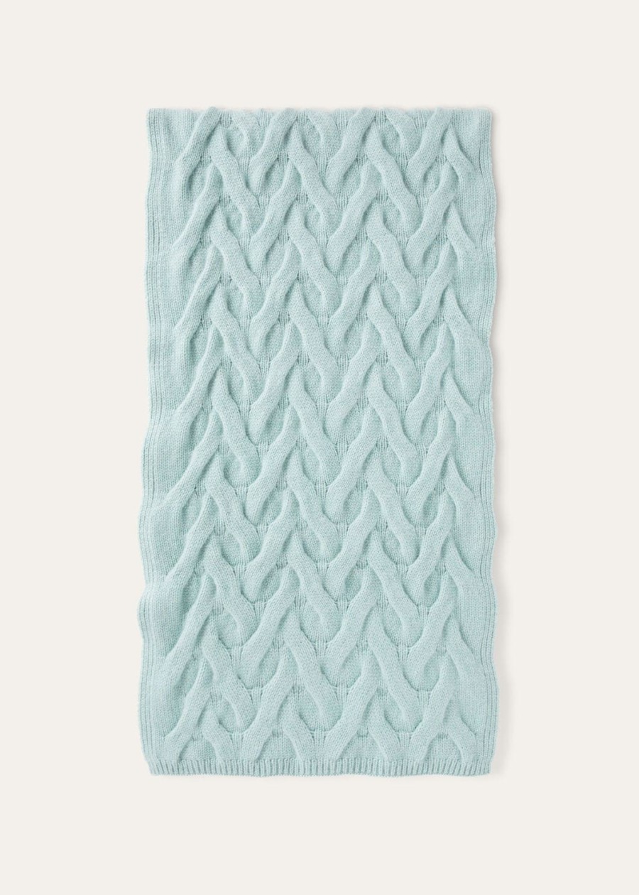 cocooning baby cashmere sjaal langhe groen melange