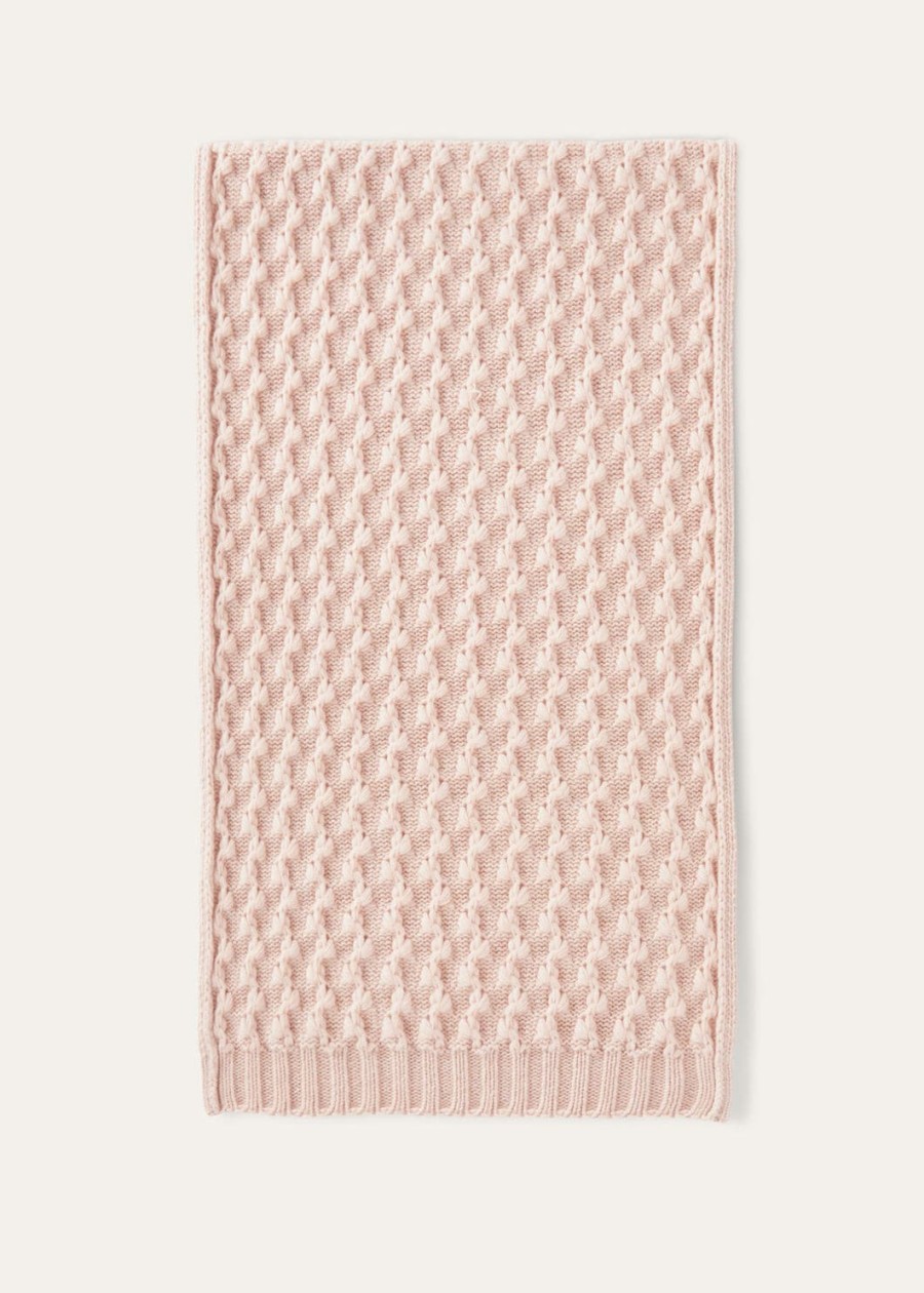 vallé baby kasjmier sjaal in blushing beige melange