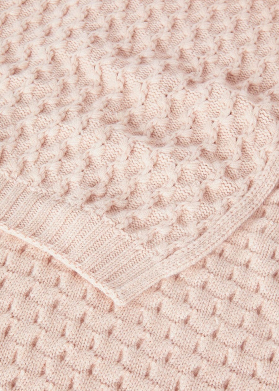 vallé baby kasjmier sjaal in blushing beige melange