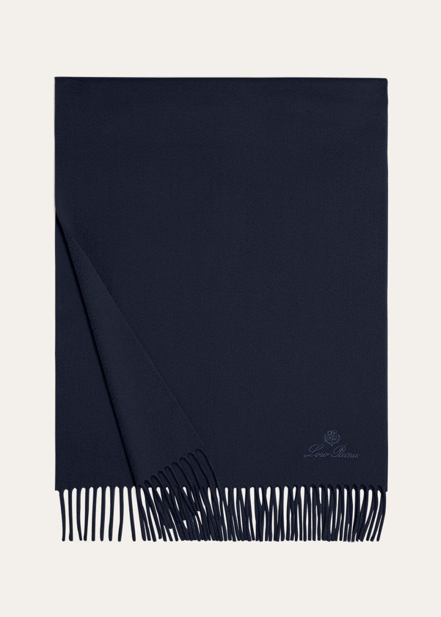 grande unita vicuña sjaal marineblauw