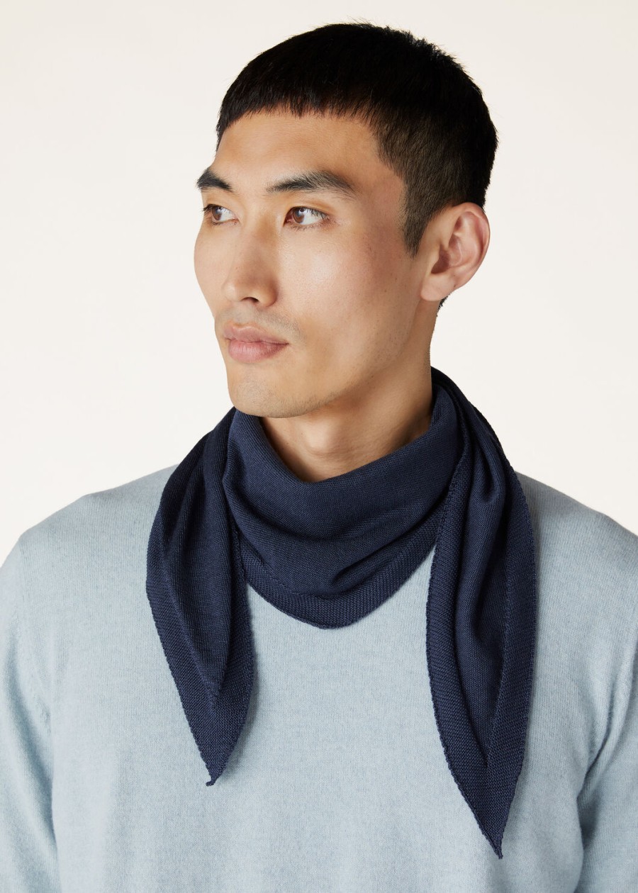 yodo sjaal zijde kasjmier japanse indigo