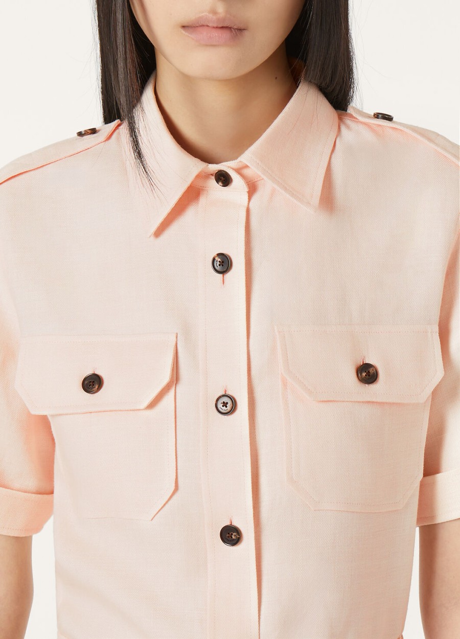 annalisa-shirt van zachte roze scheerwol