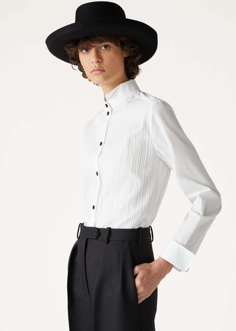 hadiya katoenen shirt wit
