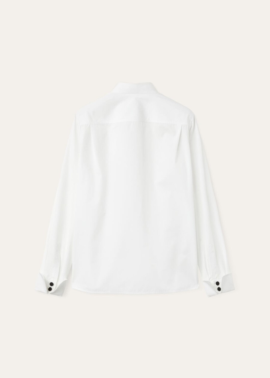 hadiya katoenen shirt wit
