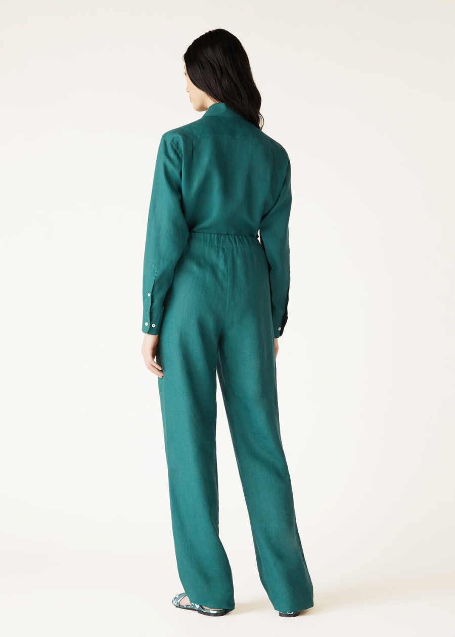 andre shirt in groene spirulina