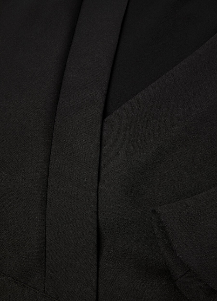 clancy zwarte zijden blouse