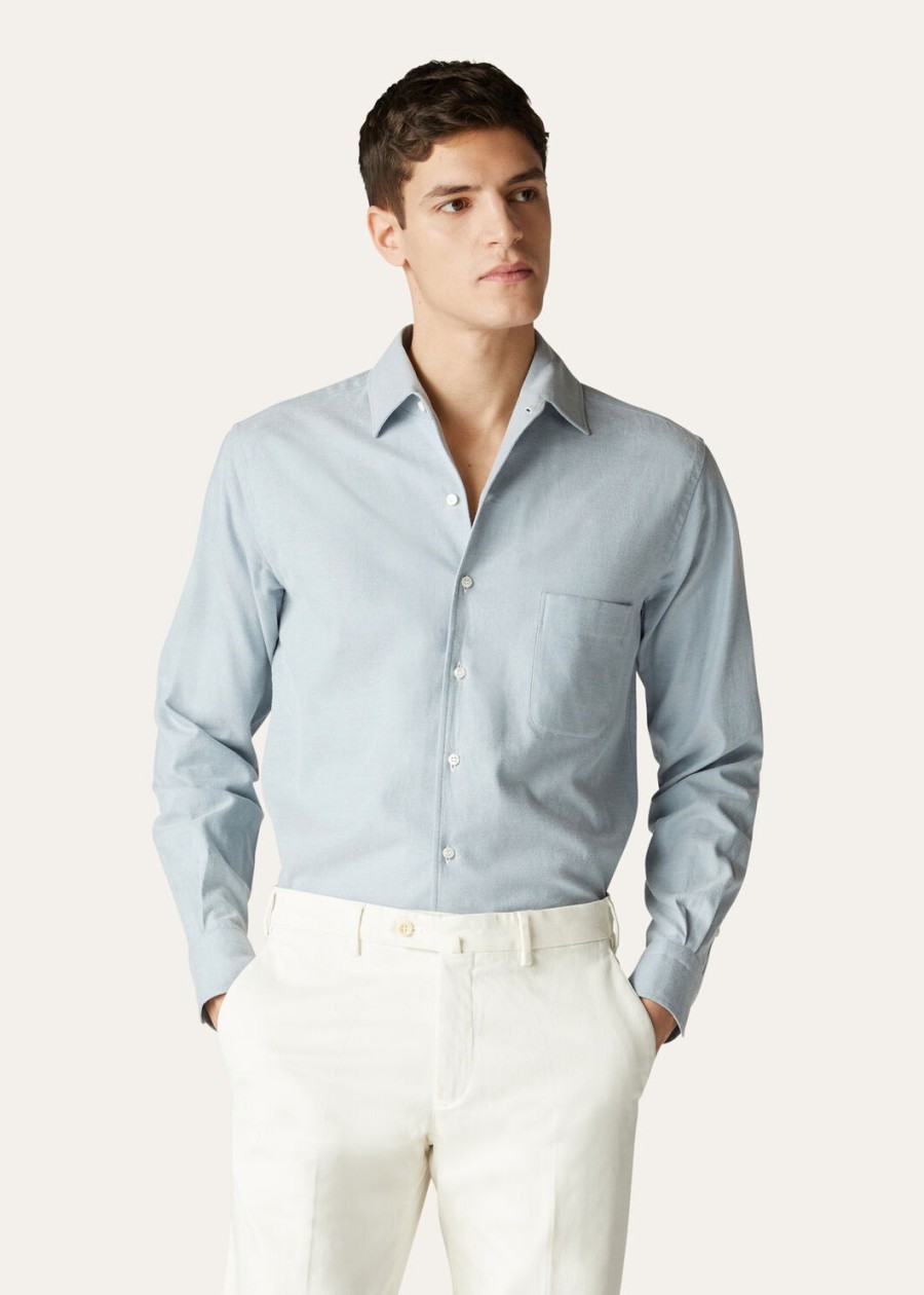 andre cottony shirt wolkblauw