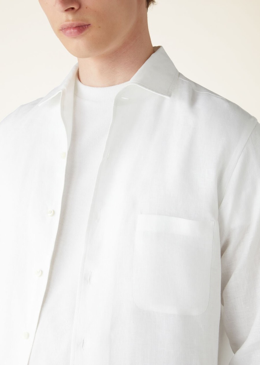 andre-shirt in optisch wit