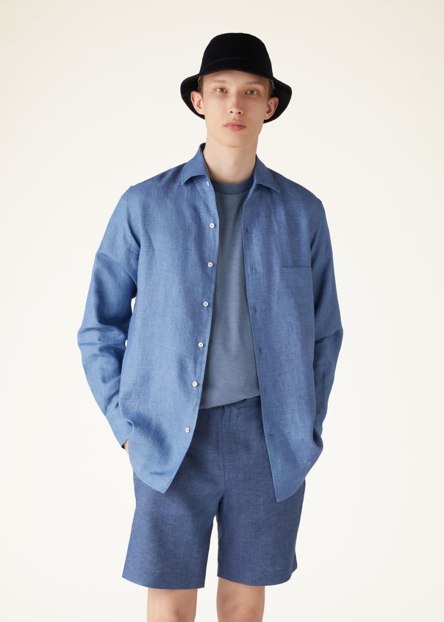 andre linen infinity shirt