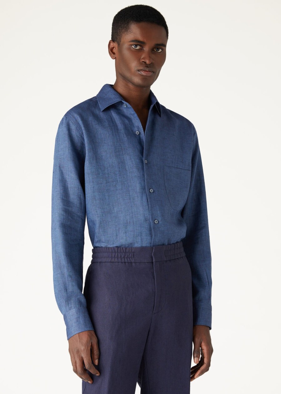 andre-shirt in stillwaterblauw