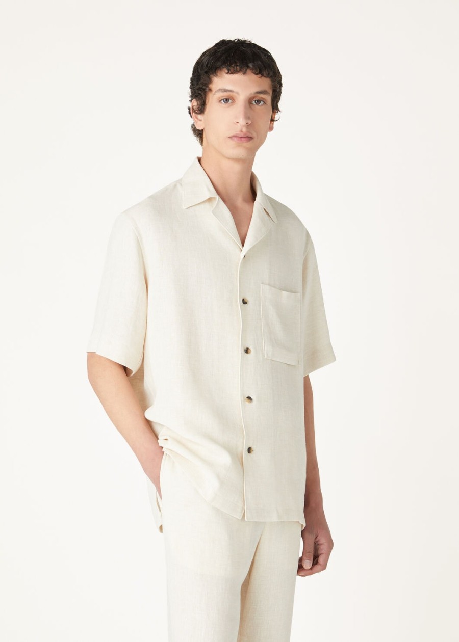 federico shirt in winterzand
