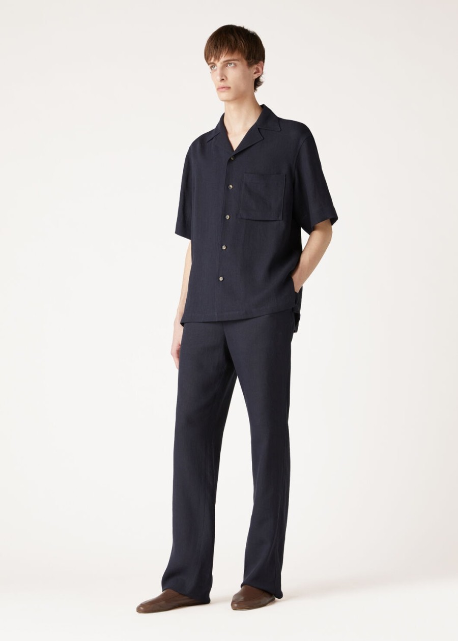 federico shirt in sapphire night