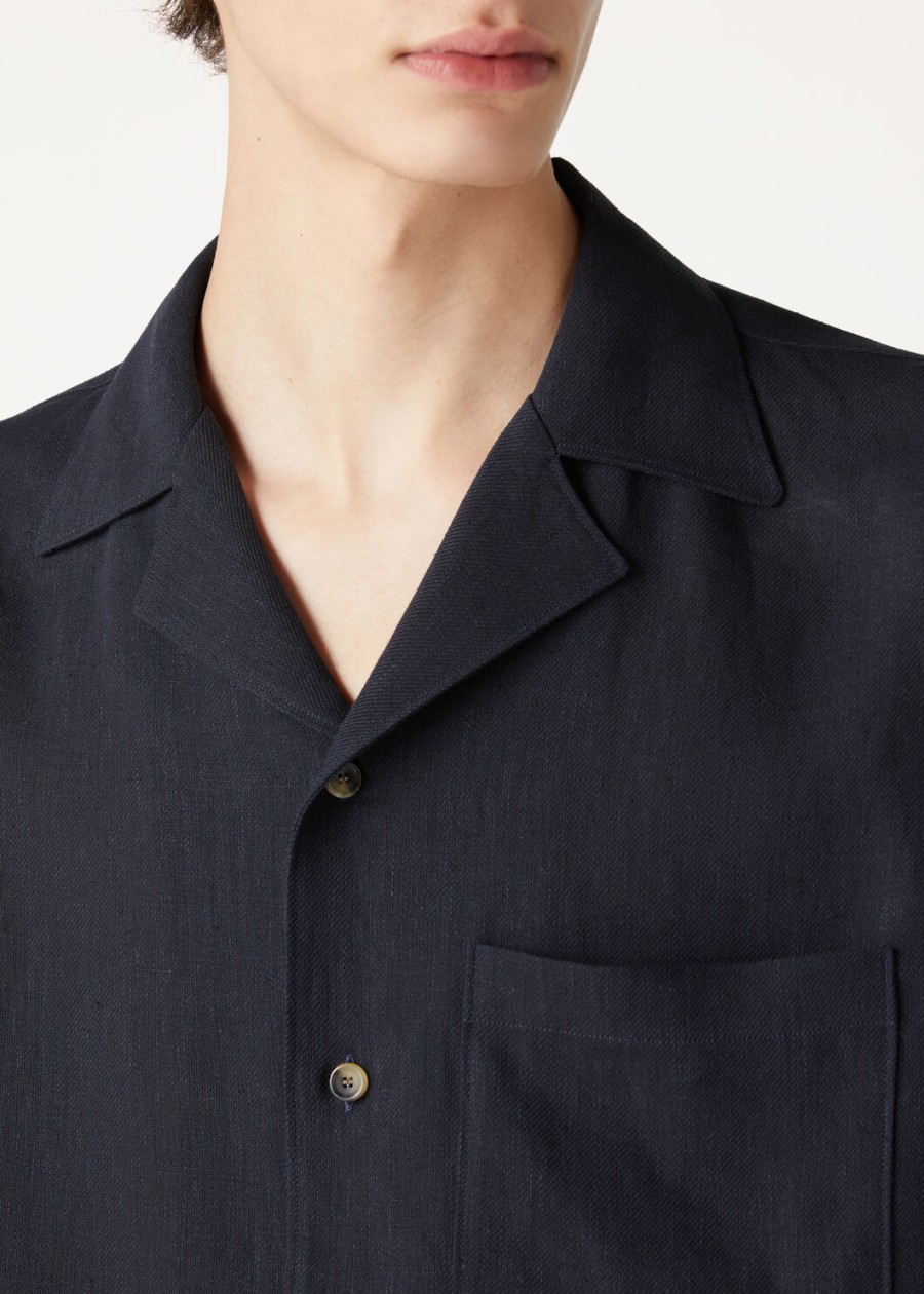 federico shirt in sapphire night