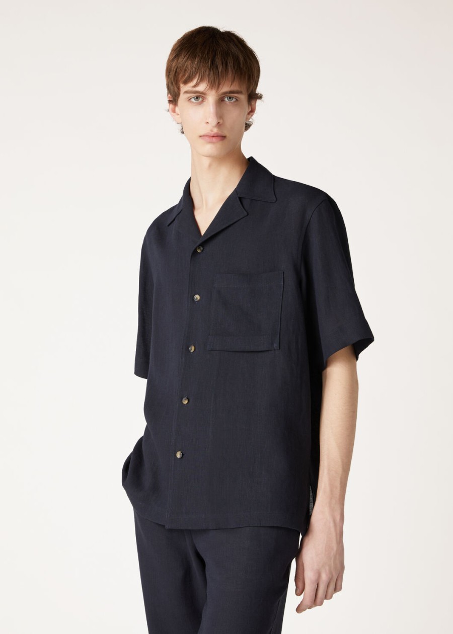 federico shirt in sapphire night
