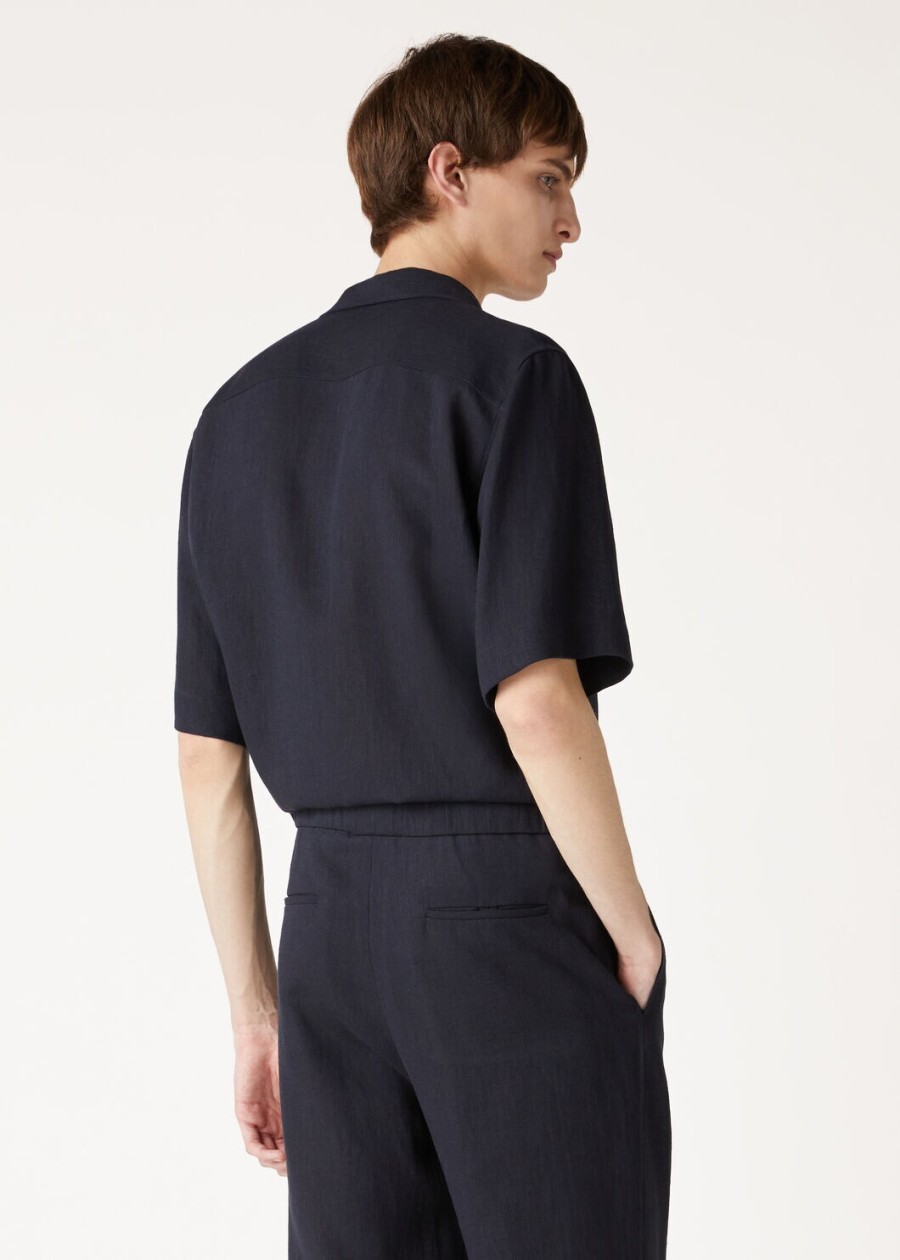 federico shirt in sapphire night