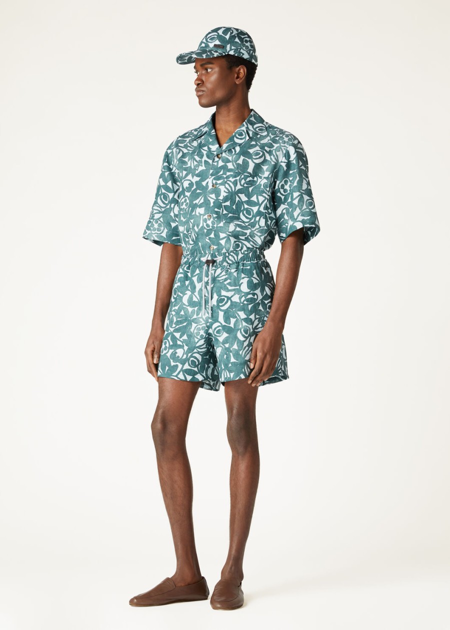 federico shirt in spirulina groenrustgevende tint