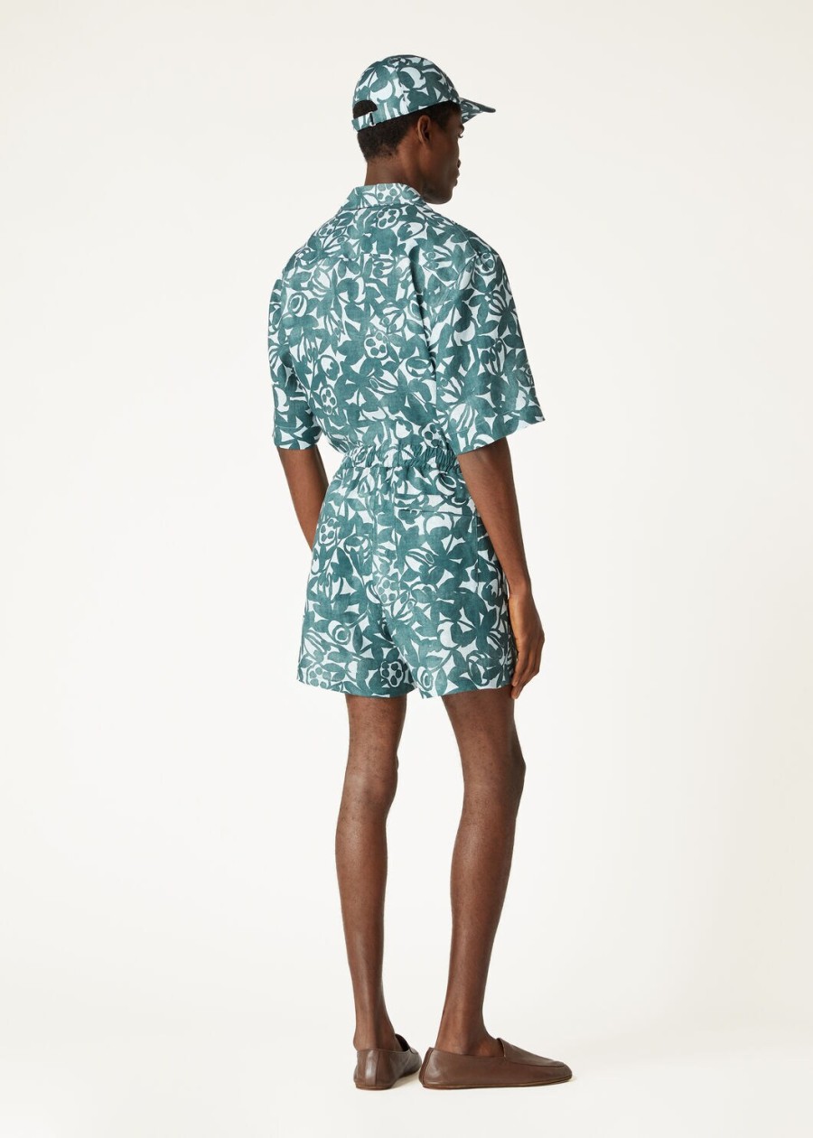 federico shirt in spirulina groenrustgevende tint