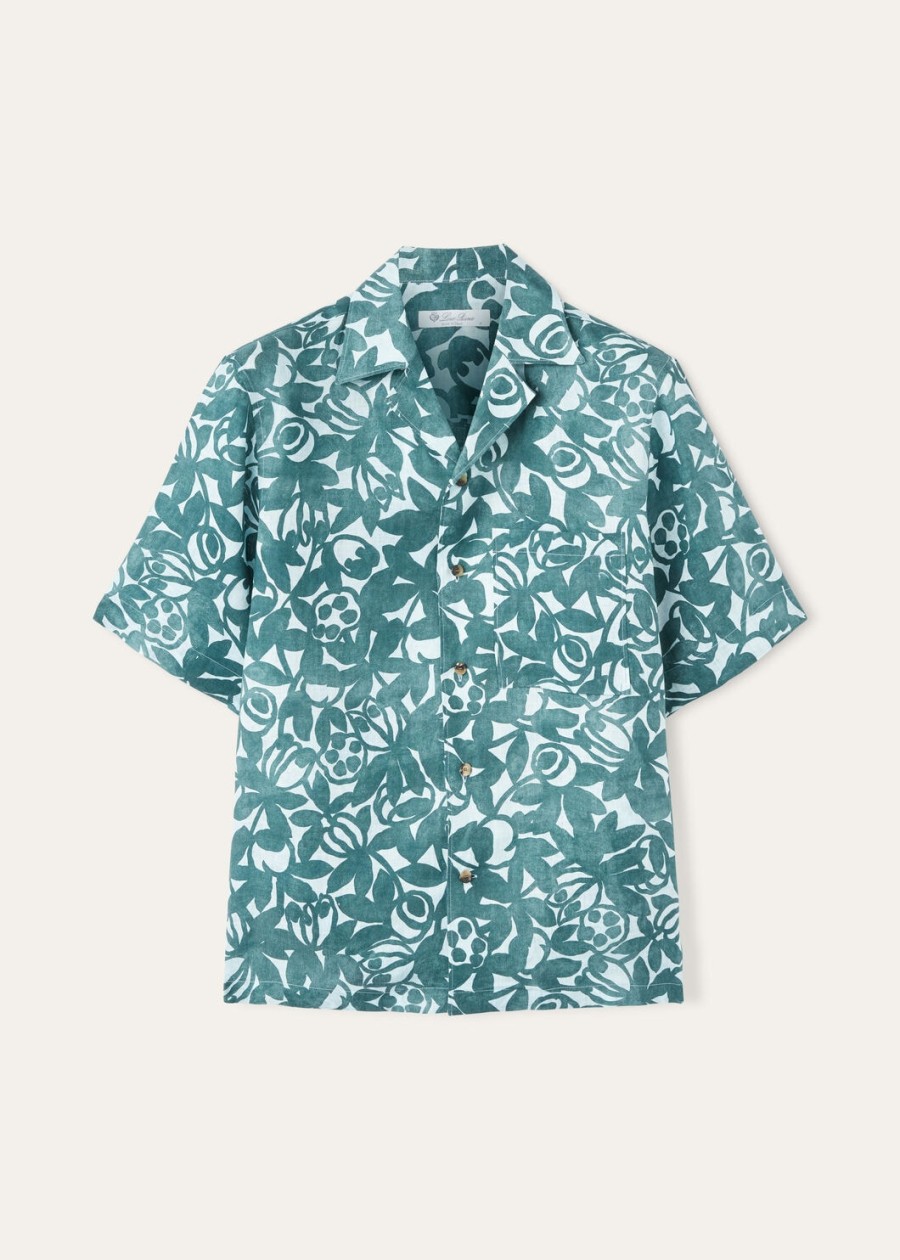 federico shirt in spirulina groenrustgevende tint