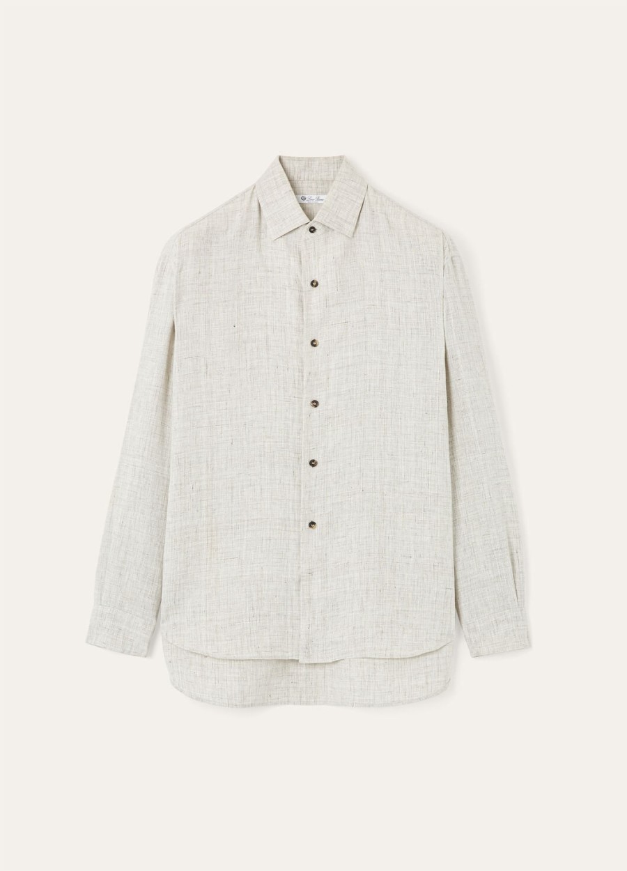 raffaele shirt in iced steel