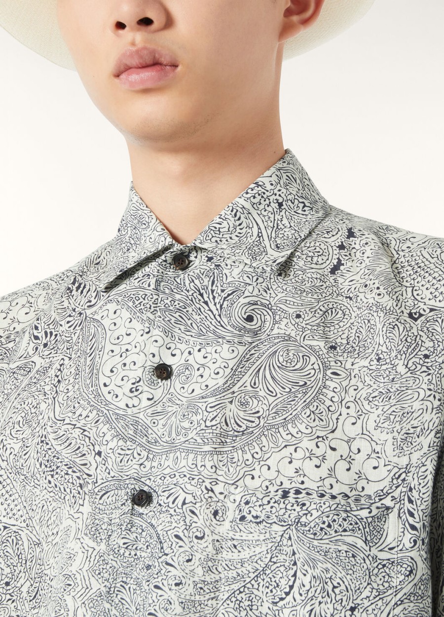 andre shirt krijtmarineblauw