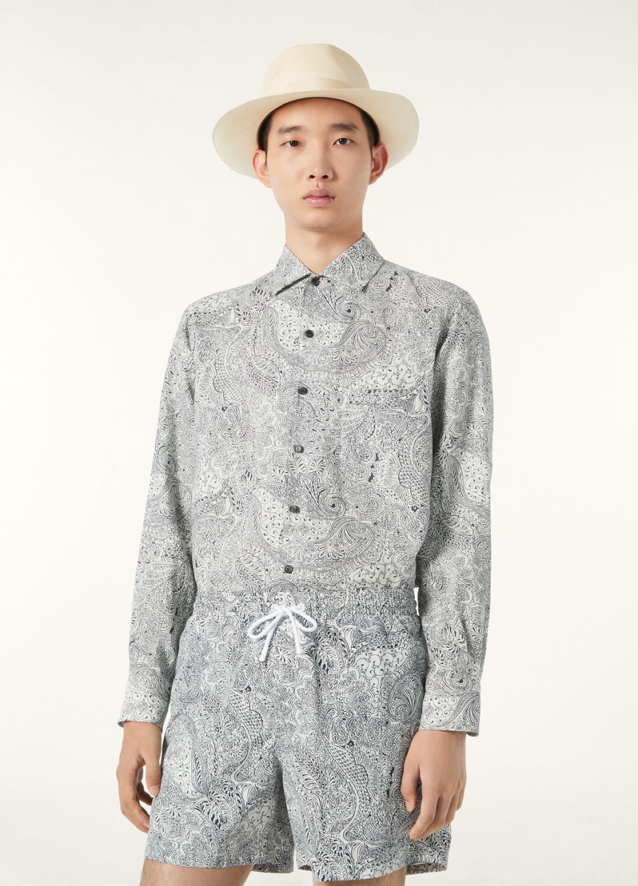 andre shirt krijtmarineblauw