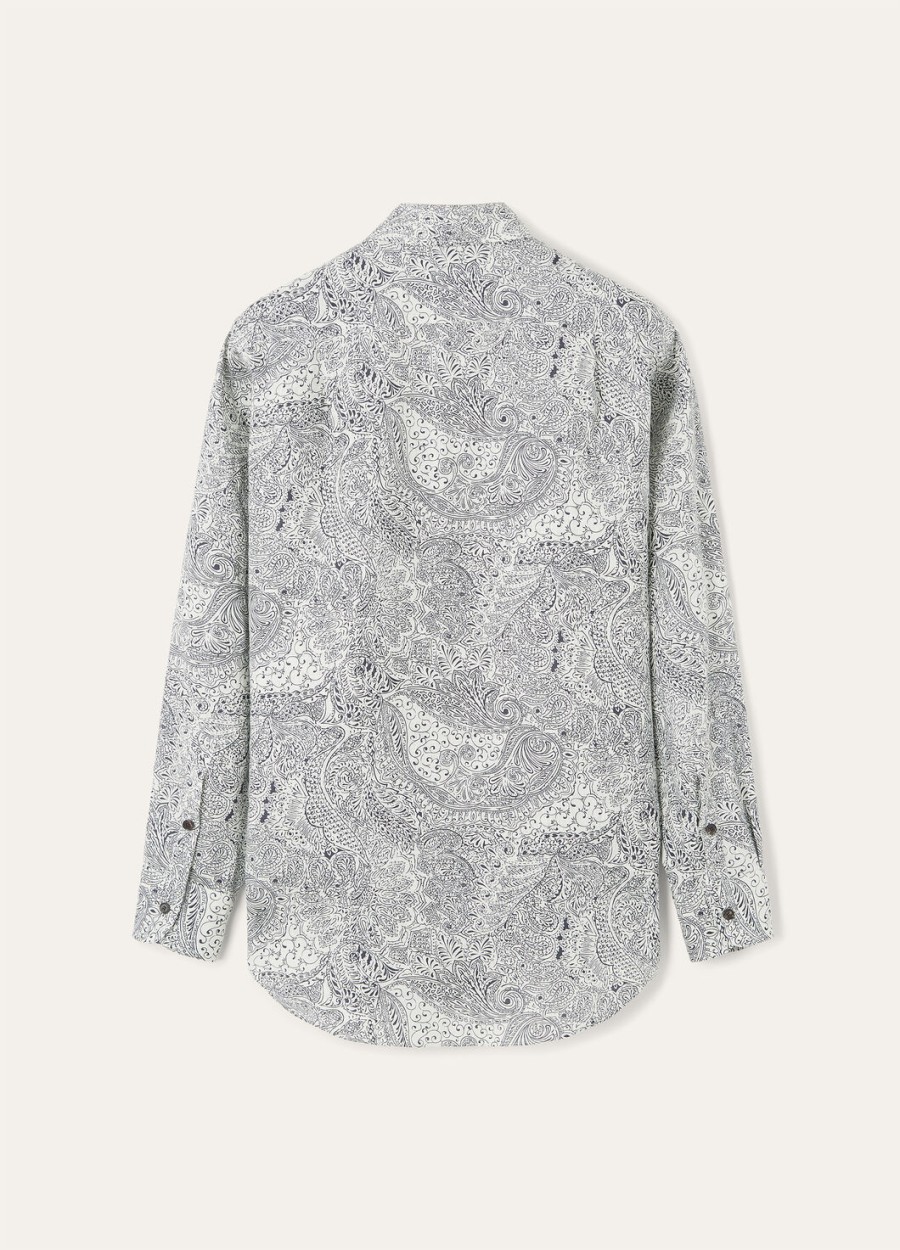 andre shirt krijtmarineblauw