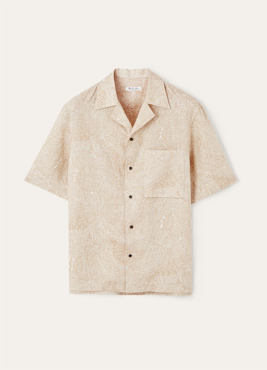 federico shirt in amberkleurige melkpijnboompit
