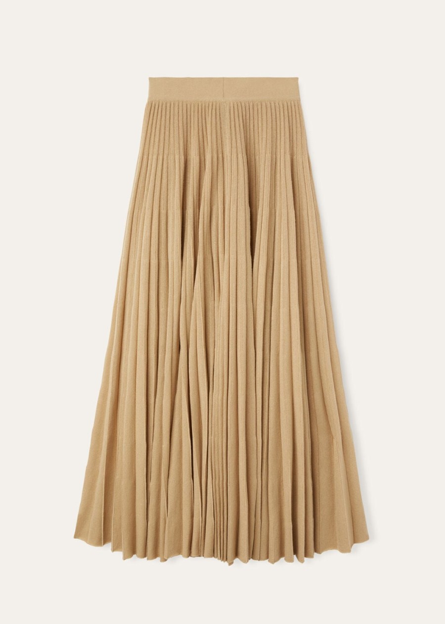 firefly kasjmier rok in transparant goud