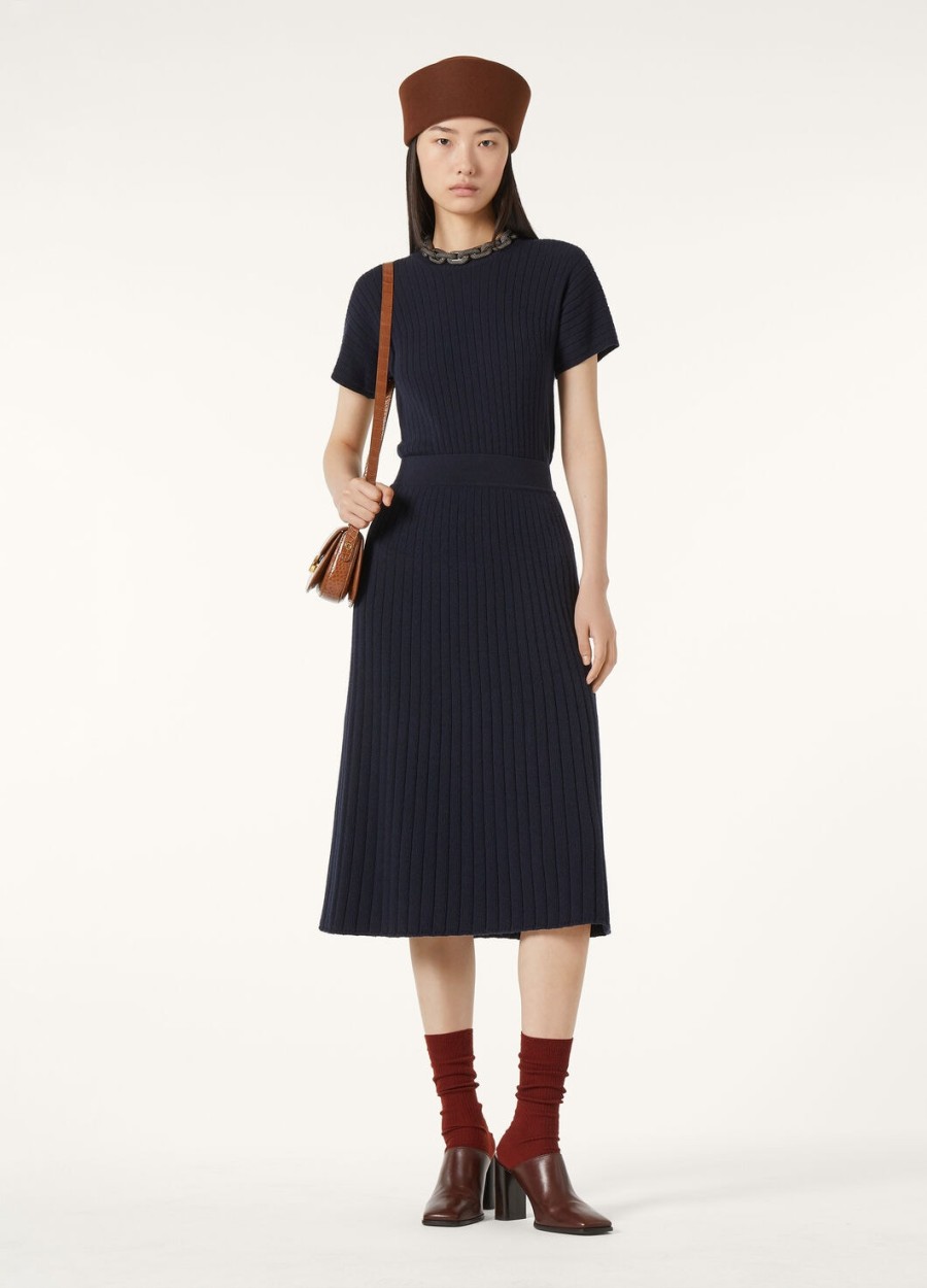 marineblauwe babykasjmier coste rok