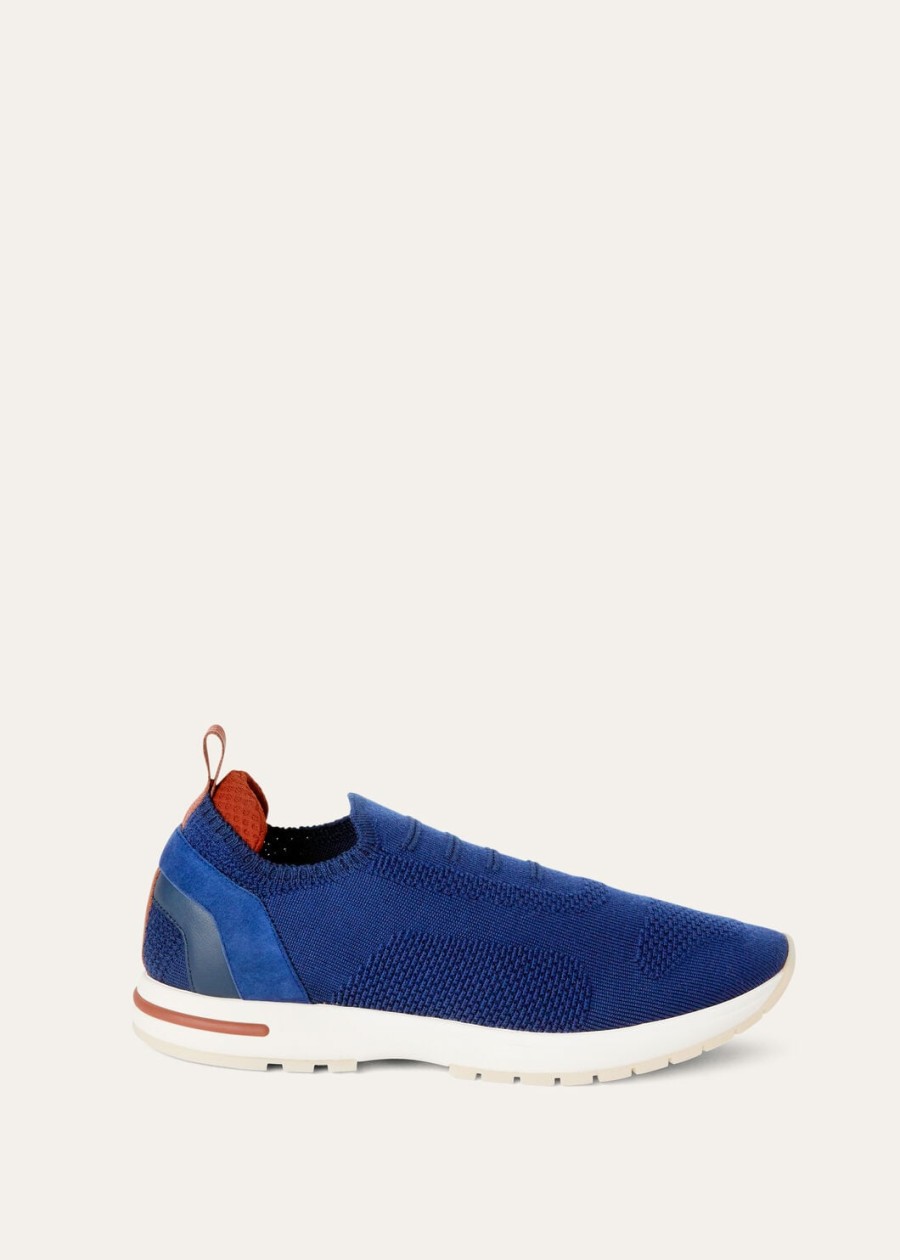 360 lp flexy walk sneaker microfiber fluorietblauw