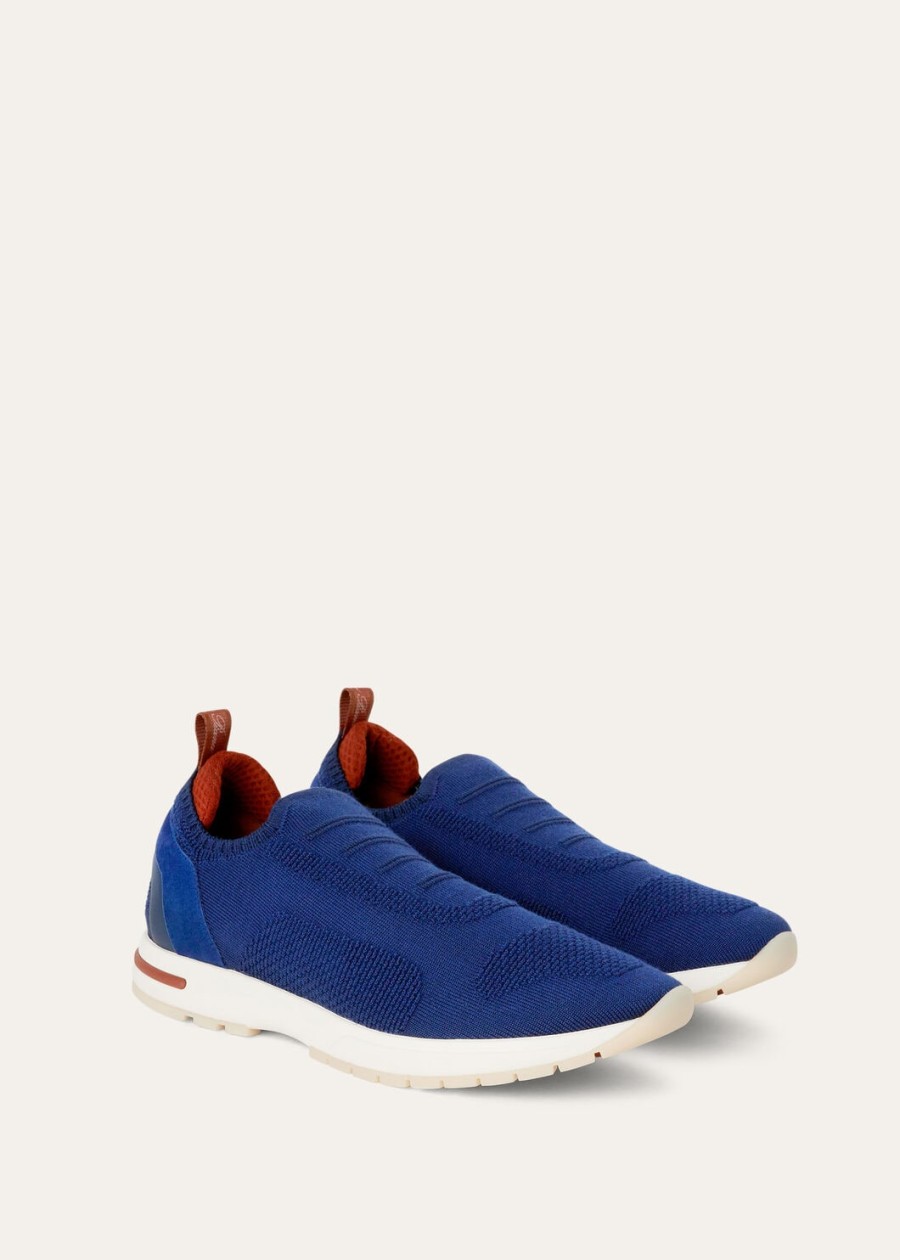 360 lp flexy walk sneaker microfiber fluorietblauw