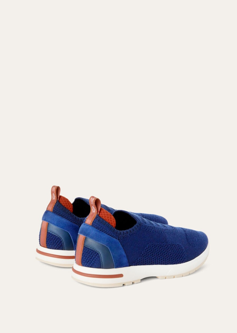 360 lp flexy walk sneaker microfiber fluorietblauw