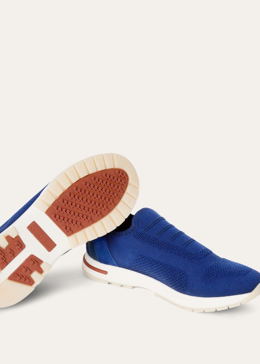 360 lp flexy walk sneaker microfiber fluorietblauw
