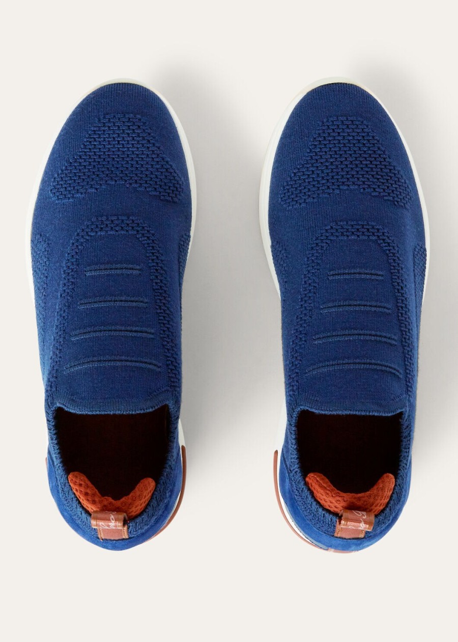 360 lp flexy walk sneaker microfiber fluorietblauw