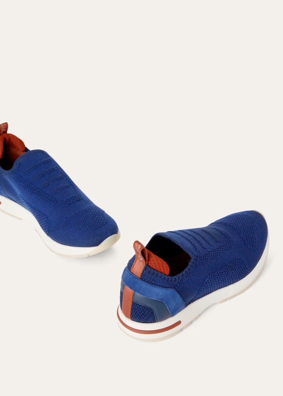 360 lp flexy walk sneaker microfiber fluorietblauw