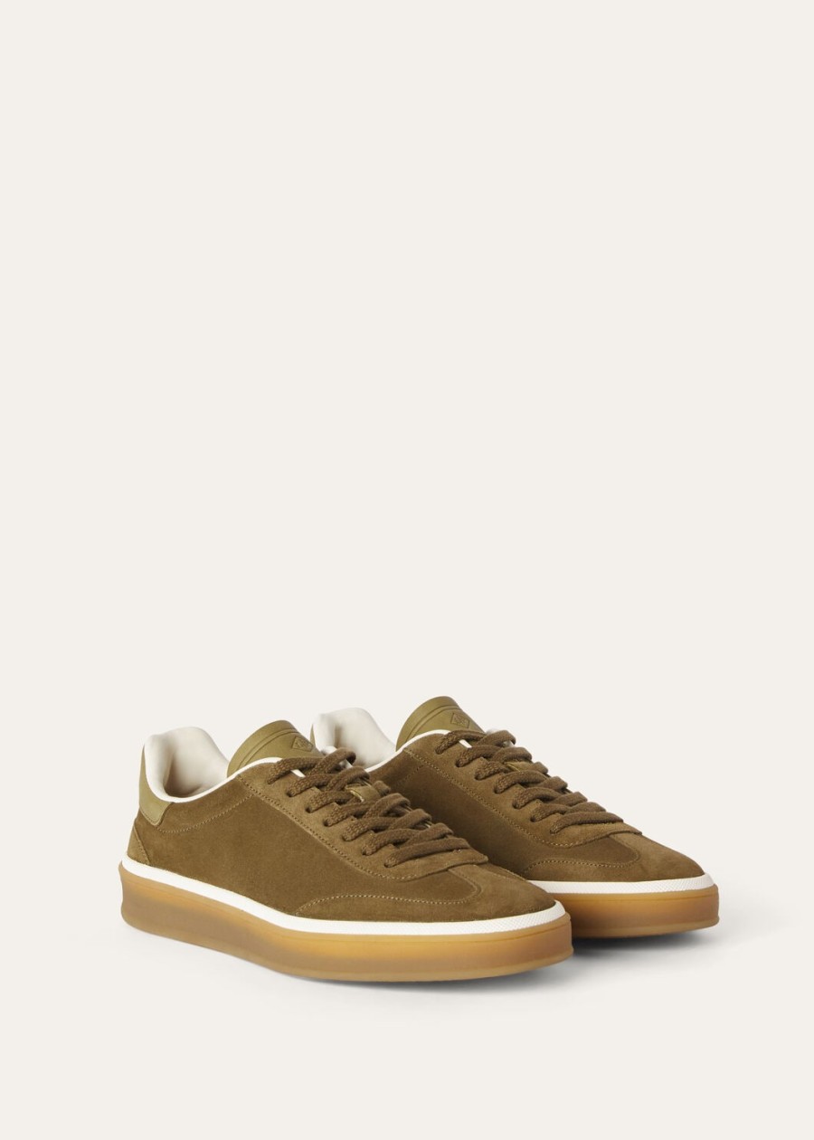 tennis walk tennis suede calf split tundra green