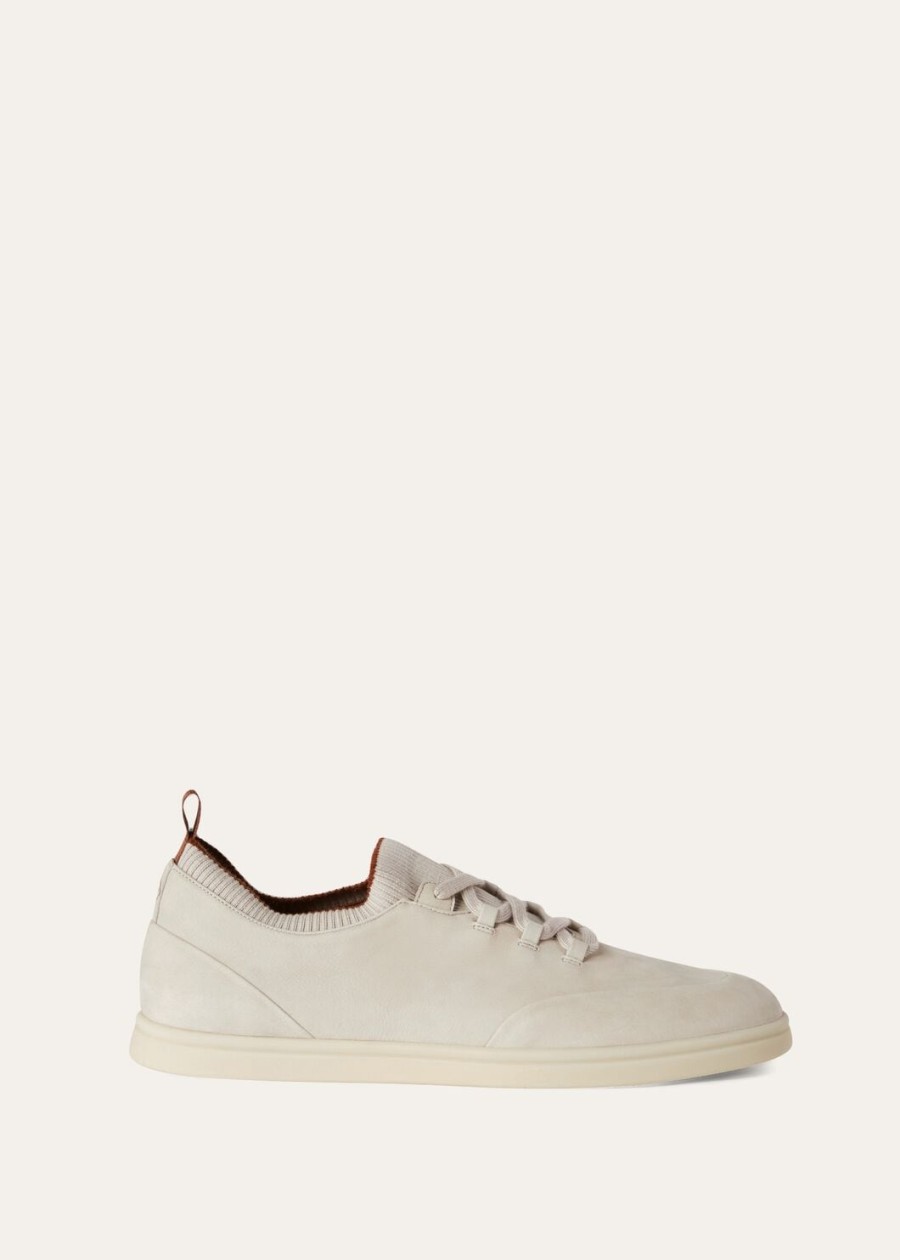 soho walk sneakers van amandelkleurig kalfsleer