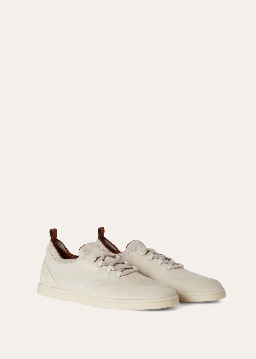 soho walk sneakers van amandelkleurig kalfsleer